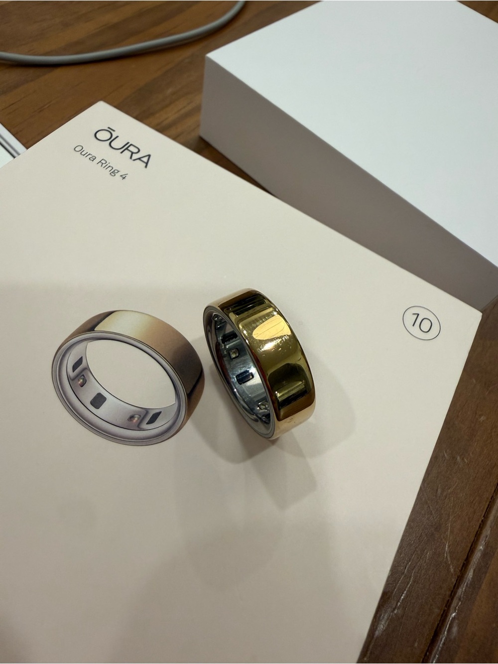 Oura Ring 4 Gold Size 10